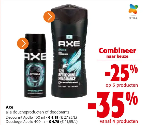 Promotie: Axe apollo