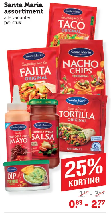 Aanbieding: Santa Maria assortiment