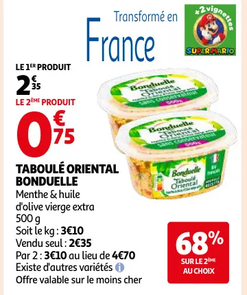 Offre: Taboulé oriental