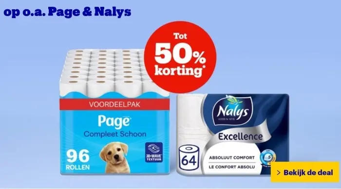 Aanbieding: Page & Nalys Toilet Paper