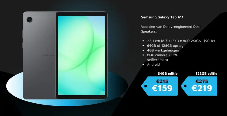 Aanbieding: Galaxy Tab A11
