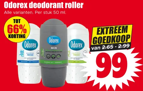 Aanbieding: deodorant roller