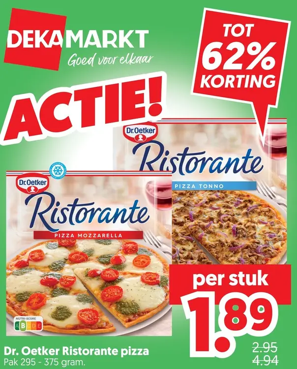 Aanbieding: Ristorante pizza