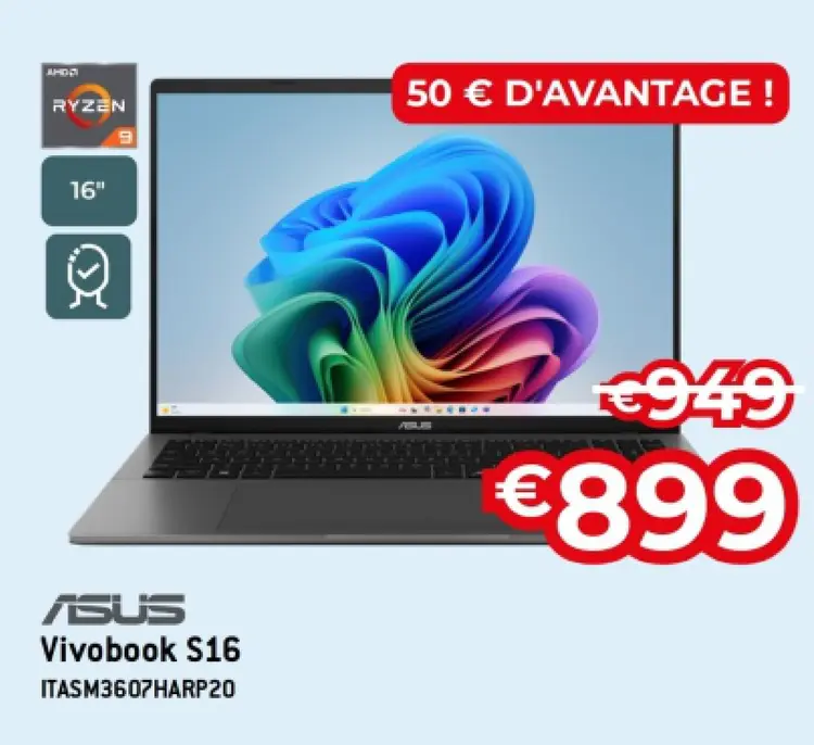 Offre: Vivobook S16
