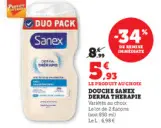 Offre: Douche Sanex derma therapie
