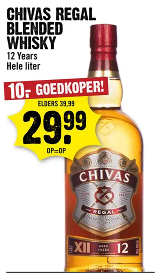Aanbieding: Chivas Regal 12 years 100 cl