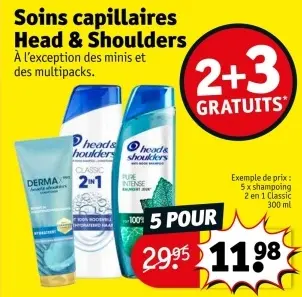 Offre: Soins capillaires Head & Shoulders