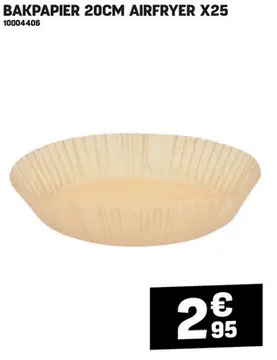 Aanbieding: Bakpapier airfryer