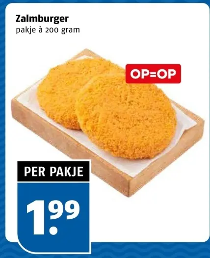 Aanbieding: Zalmburger