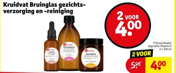 Aanbieding: Bruinglas gezichtsverzorging en -reiniging
