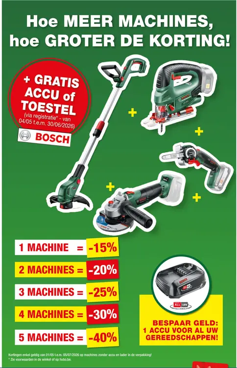 Promotie: Bosch Power Tools