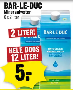 Aanbieding: Mineraalwater
