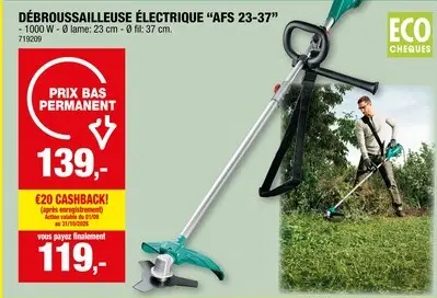 Offre: Bosch AFS 23-37 débroussailleuse/coupe-bordures électrique 1000W