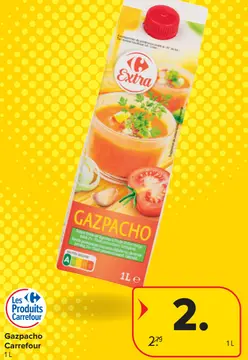Offre: Gazpacho Carrefour