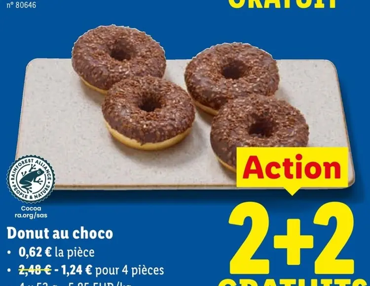 Offre: Donut au choco