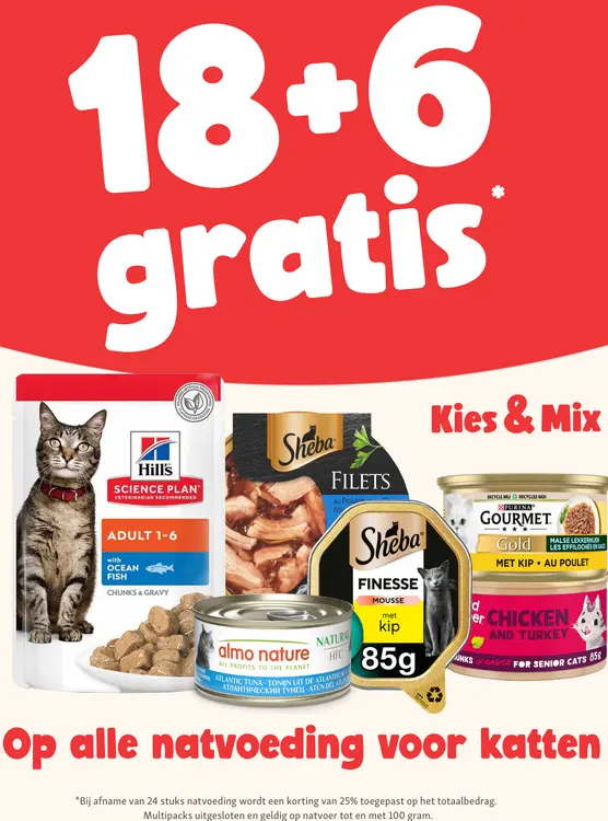 Aanbieding: Natvoeding voor katten