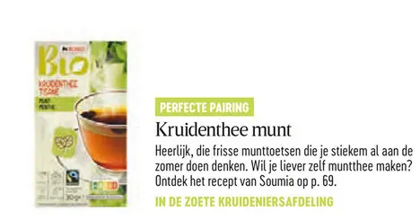 Promotie: Kruidenthee munt