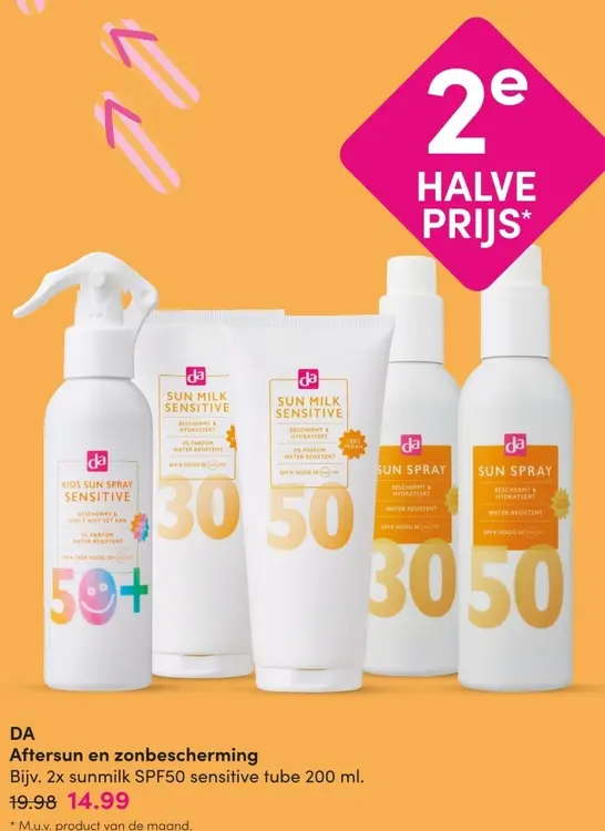 Aanbieding: Aftersun en zonbescherming