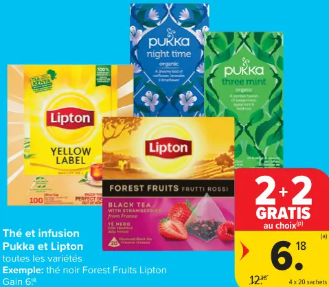 Offre: Thé et infusion