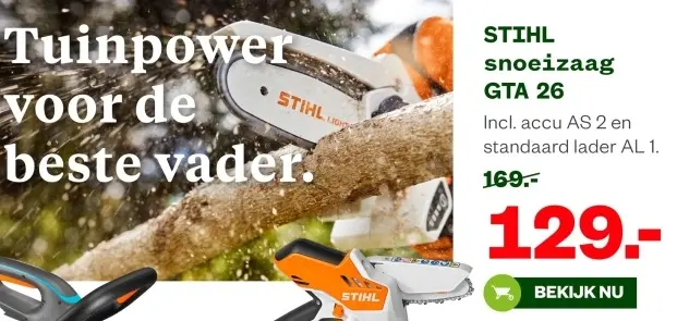 Aanbieding: snoeizaag GTA 26