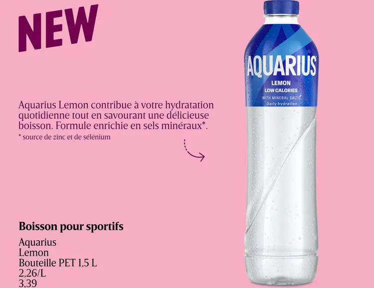 Offre: Aquarius Lemon