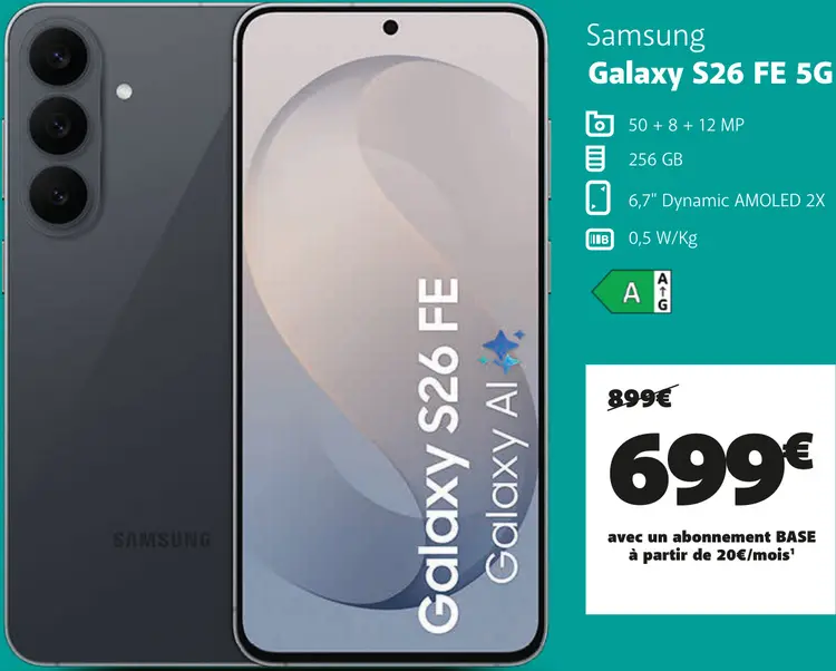 Offre: Galaxy S26 FE 5G