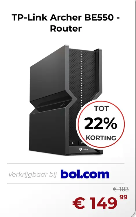 Aanbieding: Archer BE550 - Router