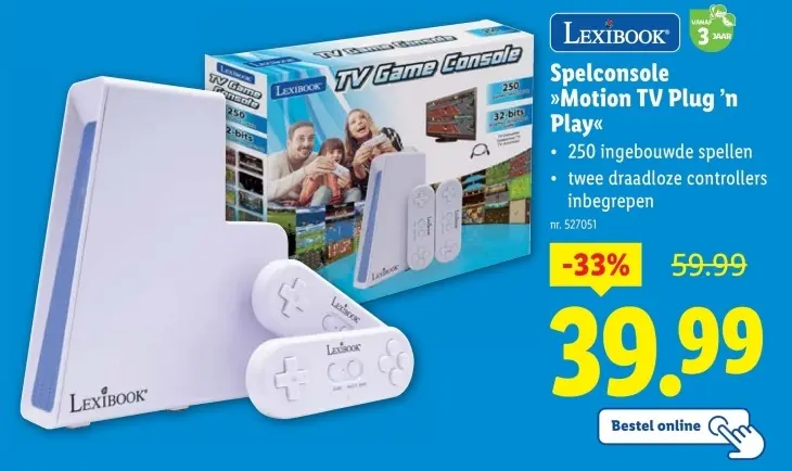 Aanbieding: Spelconsole "Motion TV Plug 'n Play"