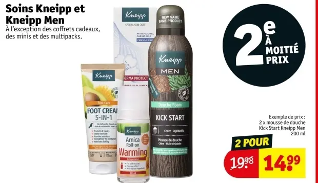 Offre: Kneipp et Kneipp Men