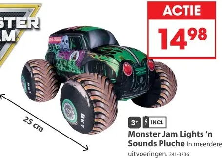 Aanbieding: Monster Jam Lights ‘n Sounds Pluche