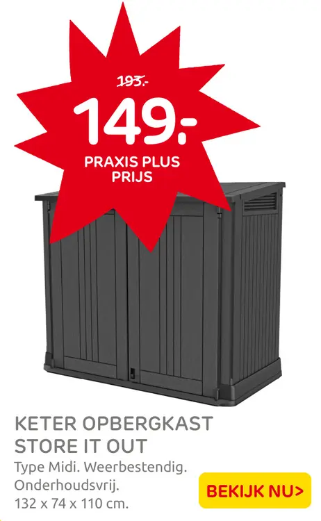 Aanbieding: Opbergkast store it out