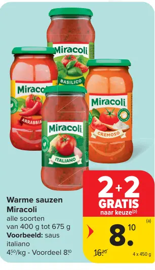 Promotie: Warme sauzen