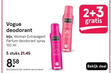 Aanbieding: Deodorant