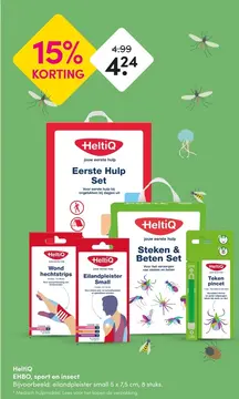 Aanbieding: HeltiQ EHBO, sport en insect