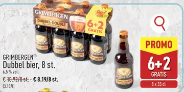 Aanbieding: Grimbergen Dubbel bier