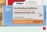 Aanbieding: Etos Hooikoortstabletten Cetirizine diHCl 10 