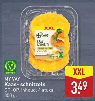Aanbieding: MY VAY Kaas-schnitzels