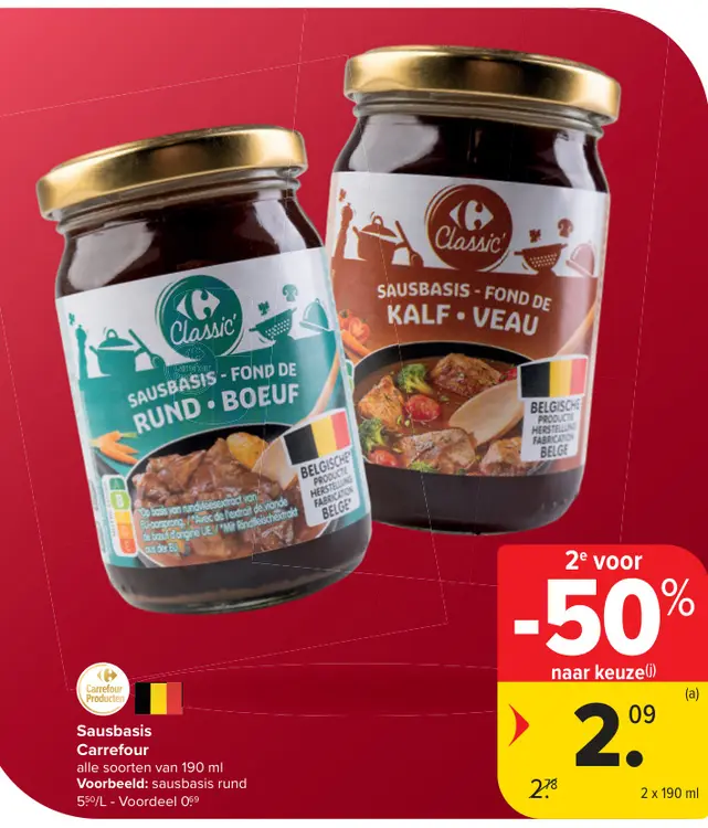 Aanbieding: Sausbasis