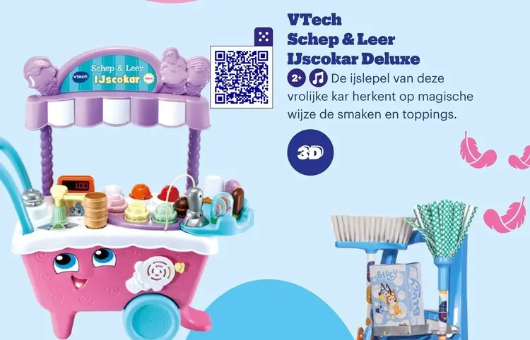 Promotie: Bluey Speelgoed-schoonmaaktrolley
