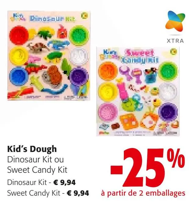 Offre: Kid's Dough Dinosaur Kit ou Sweet Candy Kit