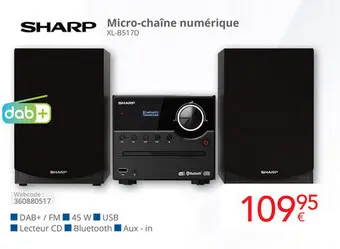 Offre: Micro-chaîne numérique XL-B517D
