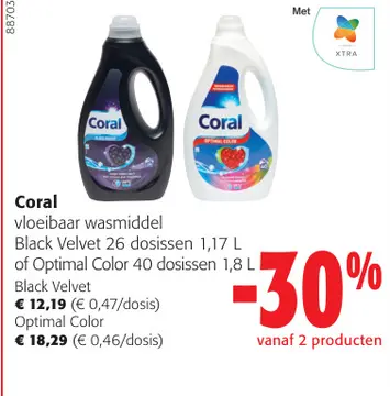 Aanbieding: Coral vloeibaar wasmiddel