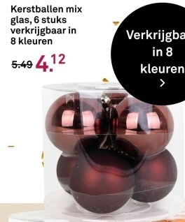 Aanbieding: Kerstballen mix