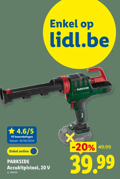 Promotie: Accukitpistool