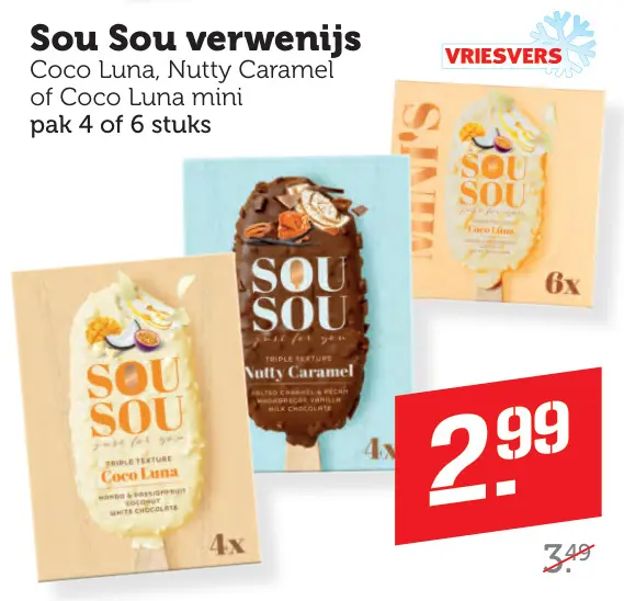 Aanbieding: Sou Sou verwenijs