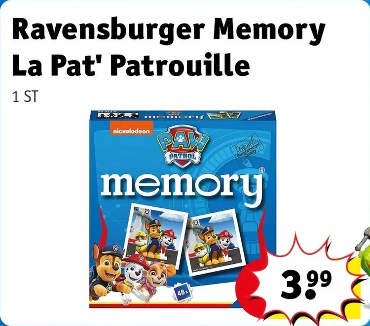 Offre: Memory La Pat' Patrouille