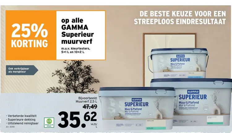 Promotie: Muurverf