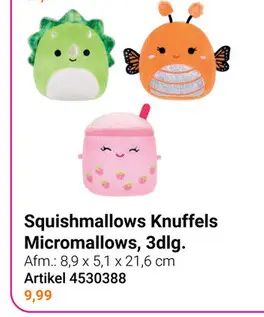 Aanbieding: Squishmallows Knuffels Micromallows