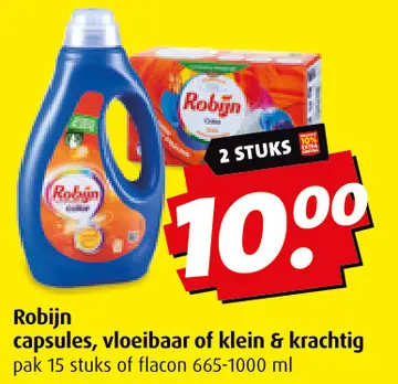 Aanbieding: Robijn capsules, vloeibaar of klein & krachtig