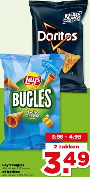 Aanbieding: Lay's Bugles of Doritos